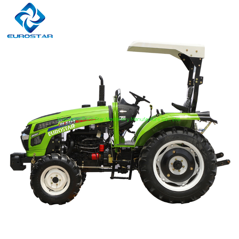 E 4WD 50HP Agricultural Wheel Farm Tractor