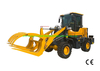 Front End Loader with Wood Grapple